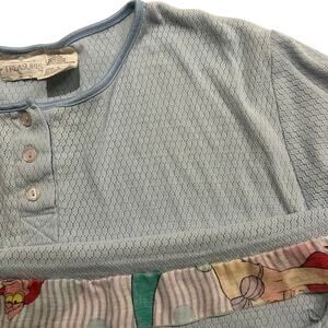 Vintage 90’s Secret Treasures Y2K Women Little Mermaid Night‎ Gown Blue